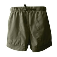 Ženske casual kratke hlače rasprodaja Plus size udobne casual kratke hlače s vezicama elastični pojas džep široke kratke hlače