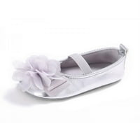 Princezine cipele s mekanim potplatom od cvjetne PU kože za djevojčice