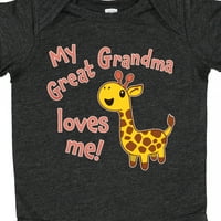 Preslatki bodi moja prabaka me voli - slatki poklon žirafe za dječaka ili djevojčicu