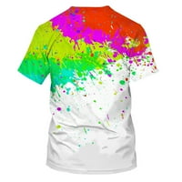 Muške majice topovi rasprodaja ljeto Plus veličina muška ležerna majica s grafičkim printom u križnom uzorku vrhovi kratkih rukava