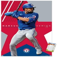 Zidni poster Teksas Rangersa-Marcus Semien, 22.375 34