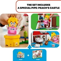 Super Mario Peach's Castle Expansion Set 71408, igračka za izgradnju igre, darovi za djecu u dobi od vremena s vremenskim blokom