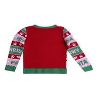 Jolly džemperi djevojke božićna posada dugih rukava pulover vrat, veličine 4-16