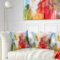 Dizajnerski retro jastuk za slikanje palmama u akvarelu-drveće-16.16