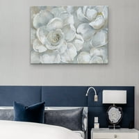 Umjetnička galerija remek -djela White Gardenia by Nan Canvas Art Print 24 36