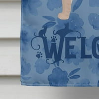 > 4996 $ Tonkin mačka, Zastava dobrodošlice, platno, veličina kuće, velika, višebojna
