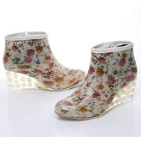 Izbor/ ženske vodootporne cipele; ženske modne vodootporne cipele s cvjetnim printom na klin; vodootporne cipele za vodu;