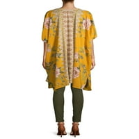 Floral Open Front Kimono Angie Juniors '