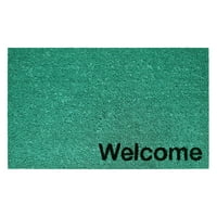 Collins Sea Green Pastel Welcome DoorMat, 17 29