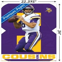 Minnesota Vikings - plakat Kirk Cousins ​​Wall, 22.375 34