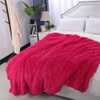 Jedinstvene ponude reverzibilno obrubljeno deka od krzna za kauč Fuchsia Queen