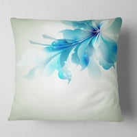 Dizajnersko dječje plavo apstraktno cvijeće-Cvjetni jastuk-16,16