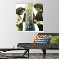 Outlander - Ključni umjetnički zidni plakat s drvenim magnetskim okvirom, 22.375 34