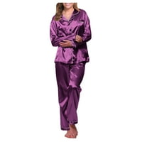 Ženska pidžama setovi ženska spavaćica duga pidžama spavaćica žensko donje rublje ogrtač novi set donjeg rublja odijelo satenska