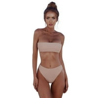 Ženski push-up bikini Bandeau set Brazilski kupaći kostim odjeća za plažu Ženski kupaći kostim Ženski kupaći kostim