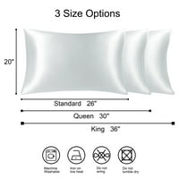 Jedinstvene ponude Momme svilene jastučne omotnice Zatvaranje srebrne kraljice