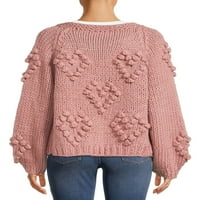 Dreamers by Debi Womens Pom Pom Cardigan džemper