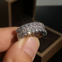 Vjenčani prstenovi za žene i djevojke princeza okrugli rez vjenčani prsten Pokloni
