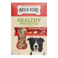 Mliječna kosti zdravi favoriti granola pseće kekse s pravom govedinom, oz