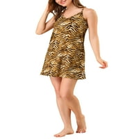 Jedinstveni prijedlozi Ženska pidžama s leopard printom geparda spavaćica s naramenicama