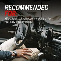 SUPOT zaustavljanja prednje i stražnje zalihe zamjenske kočnice i komplet rotora s čeljustima KCOE odgovara Honda Accord