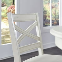 Snježno bijela Blagovaonska stolica od mumbo-a