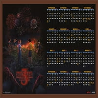 Kalendar plakata - Stranger Things: Season - jedan plakat s listom