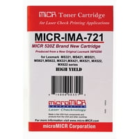 microMICR, MCMMICRIMA721, alternativni blok formira slika u boji Lexmark MS MICR, svaki
