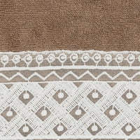 Kućni tekstil od turskog pamuka, ručnik za ruke od ukrašen bijelom čipkom