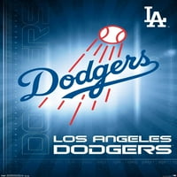 Los Angeles Dodgers - plakat s logotipom na zidu, 14.725 22.375