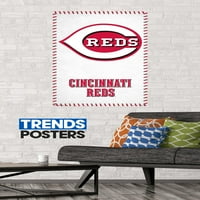 Cincinnati Reds - Poster zida logotipa, 22.375 34