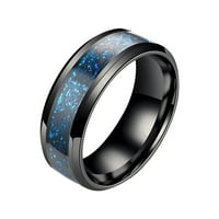 Prsten od nehrđajućeg čelika od nehrđajućeg čelika od nehrđajućeg čelika par europskih i američkih modnih prstenova