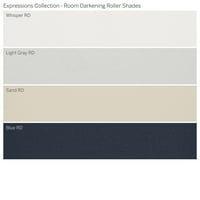 Kolekcija prilagođenih izraza, bežična soba za potamnjenje valjka, svijetlo siva, 5 8 Širina 72 Duljina