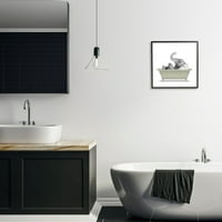 Stupell Industries jednobojni slon Položaj kade za kupaonicu, 30, dizajn Annalisa Latella