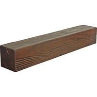 Ekena Millwork 4 H 8 d 72 W s pijeskom na drva Mantel, premium mahagoni
