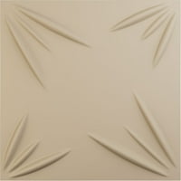 Ekena Millwork 5 8 W 5 8 H Inula Endurawall Dekorativna 3D zidna ploča, Ultracover Satinski smokey beige