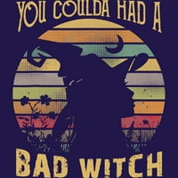 Noć vještica je smiješna, mogli biste imati lošu vješticu za juniore Ljubičasta Majica s grafičkim dizajnom iz