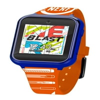 Mattel nerf unise dječji interaktivni pametni sat sa silikonskim remenom u narančastoj i plavoj boji
