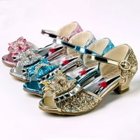 Sandale za djevojčice; princezine cipele s otvorenim prstima u obliku ribljih usta; cipele s cvjetnim uzorkom; šuplje cvjetne cipele;