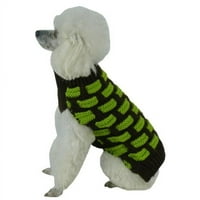 10 modni dizajnerski džemper za pse s rebrastim vratom kornjače - velika veličina