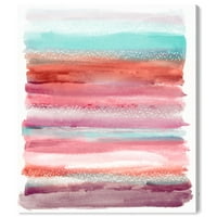 Studio za apstraktnu zidnu umjetnost Amand ispisuje sliku Lares sunset aman na platnu bojom-ružičasta, plava