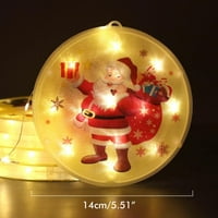 LED vilinsko svjetlo 3-inčni LED tri kuke LED zavjese za zavjese Božićni ukras svjetlosna lampica za scenski kabinet