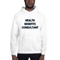 Trobojni savjetnik za zdravstvene beneficije, majica s kapuljačom s kapuljačom iz HD-a