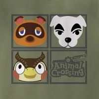Animal Crossing Boys Grafički pulover, veličine 4-18