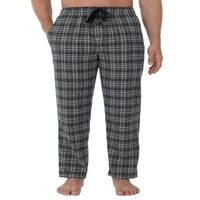 George Big Men's Plaid tkani flanel hlače za spavanje