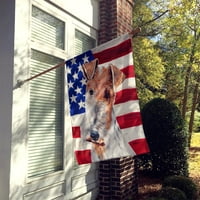 99628 inčni žičani terijer s američkom zastavom platno s američkom zastavom veličina kuće velika, višebojna