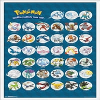 Pokemon-legendarni zidni poster, 22.375 34