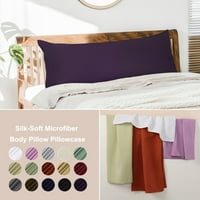 Jedinstveni prijedlozi, perive minimalističke jastučnice s jednobojnim printom, jastuk za tijelo, plava, 2 komada