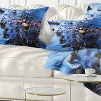 DesignArt Rock Blue River Panorama - Preveliki jastuk za bacanje plaže - 12x20