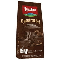 Loacker Quadratini 125g dvostruka čokolada